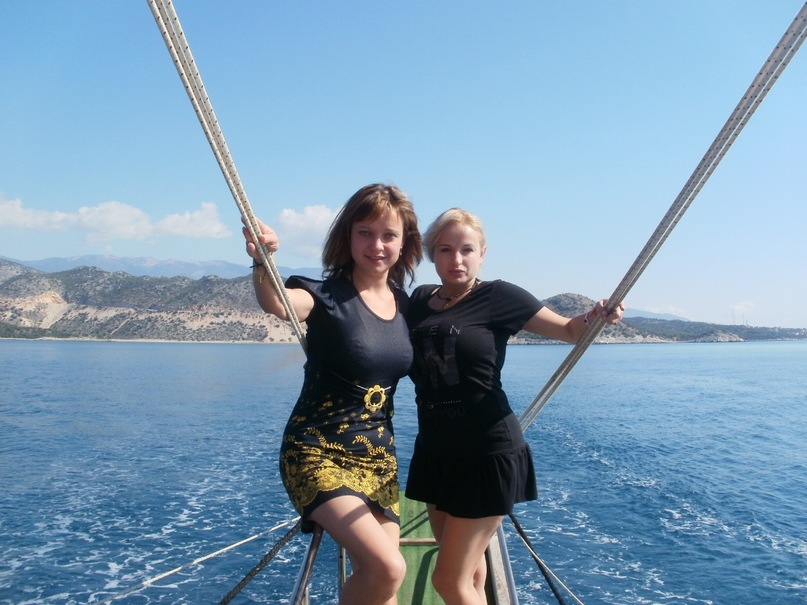 Мои путешествия. Елена Руденко. Турция. Средиземное море. Экскурсия на яхте.  2011 г.  Y_0ba782f2