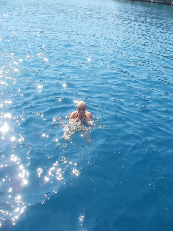 Мои путешествия. Елена Руденко. Турция. Средиземное море. Экскурсия на яхте.  2011 г.  Y_12c52a6d