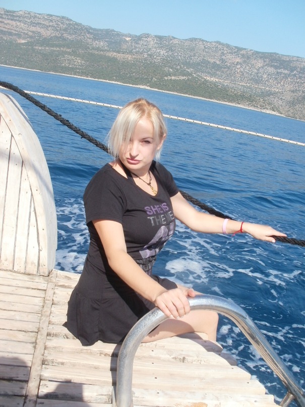 Мои путешествия. Елена Руденко. Турция. Средиземное море. Экскурсия на яхте.  2011 г.  Y_a1872aab