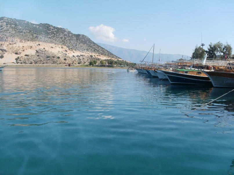 Мои путешествия. Елена Руденко. Турция. Средиземное море. Экскурсия на яхте.  2011 г.  Y_b3d26822