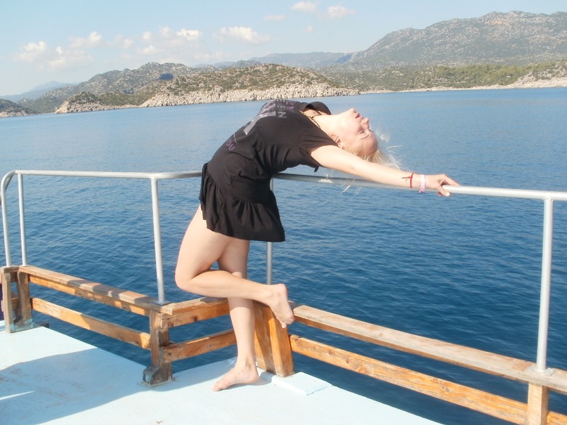 Мои путешествия. Елена Руденко. Турция. Средиземное море. Экскурсия на яхте.  2011 г.  Y_b47a6989
