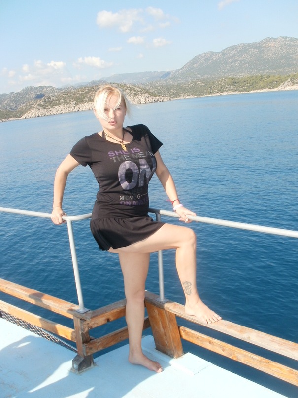 Мои путешествия. Елена Руденко. Турция. Средиземное море. Экскурсия на яхте.  2011 г.  Y_d3a7cdb8