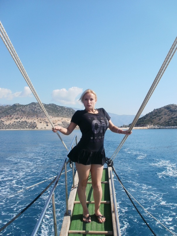 Мои путешествия. Елена Руденко. Турция. Средиземное море. Экскурсия на яхте.  2011 г.  Y_e3211ecd