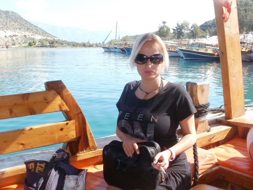 Мои путешествия. Елена Руденко. Турция. Средиземное море. Экскурсия на яхте.  2011 г.  Y_f2ea4c93